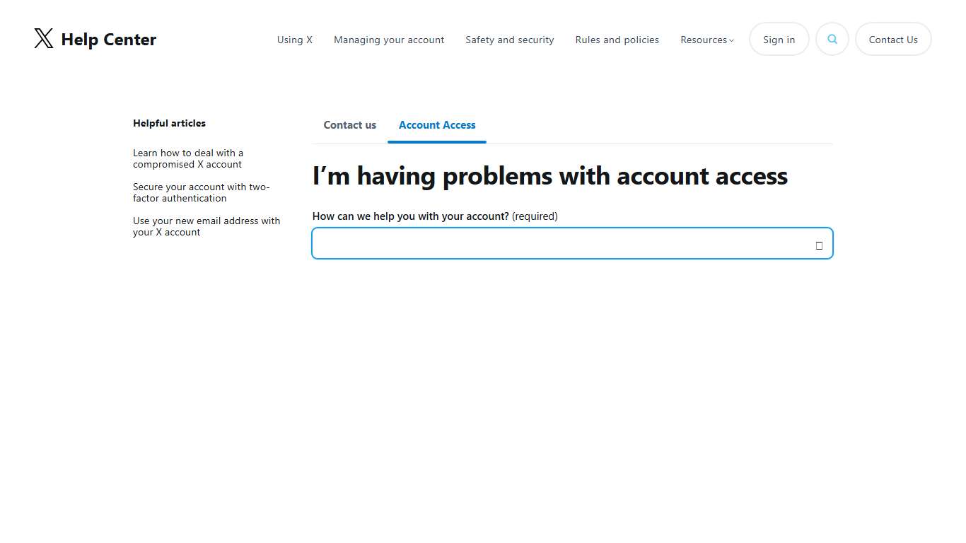 Account Access